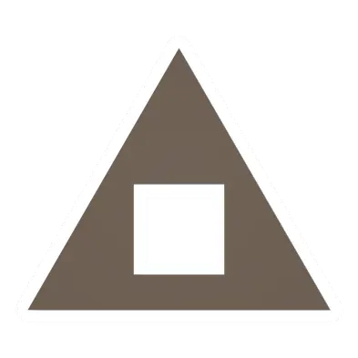 Unturned Triangular Wooden Hole icon