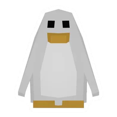 Unturned White Penguin barricade icon