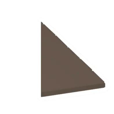 Unturned Triangular Wooden Ramp barricade icon