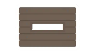Unturned Narrow Wooden Window barricade icon