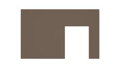 Unturned Offset Wooden Doorway barricade icon