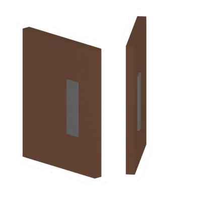 Unturned Locked Pine Shutter barricade icon