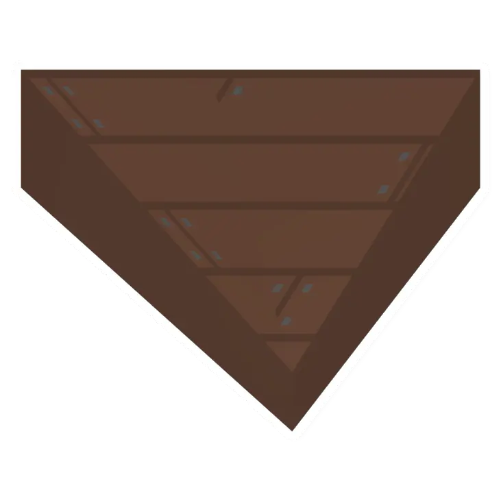 Unturned Pine Corner Ramp (Inner) barricade icon