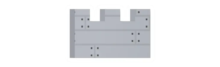 Unturned Poplar Castle Rampart barricade icon