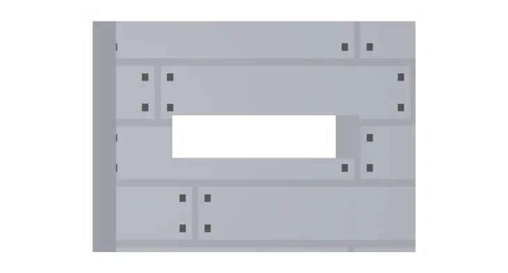 Unturned Poplar Horizontal Window (High) barricade icon