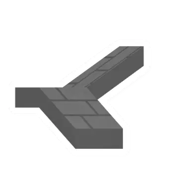 Unturned Stone Stairs (Right) barricade icon