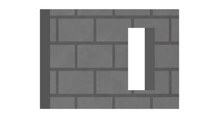 Unturned Stone Vertical Window (Side) barricade icon