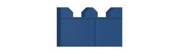 Unturned Titanium Castle Spiked Rampart barricade icon