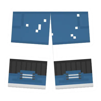 Unturned Worn Blue Sawed-Off Shorts icon