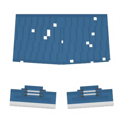 Unturned Worn Blue Skirt icon