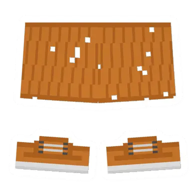 Unturned Worn Orange Skirt icon