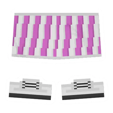Unturned White & Pink Skirt item icon