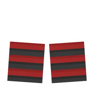 Unturned Red & Black Knee High Socks item icon