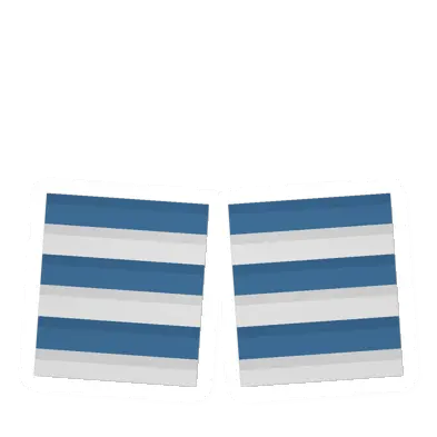 Unturned Blue & White Knee High Socks item icon