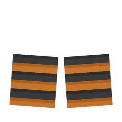 Unturned Orange & Black Knee High Socks item icon