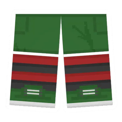 Unturned Green Sawed-Off Shorts (Red & Black) item icon
