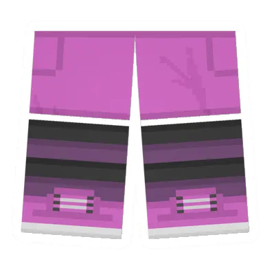 Unturned Pink Sawed-Off Shorts (Purple & Black) item icon