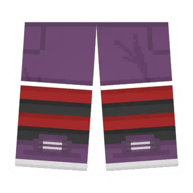 Unturned Purple Sawed-Off Shorts (Red & Black) item icon