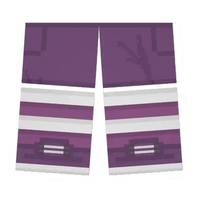 Unturned Purple Sawed-Off Shorts (White & Pink) item icon