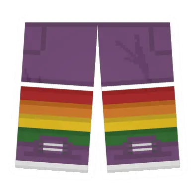 Unturned Purple Sawed-Off Shorts (Rainbow) item icon