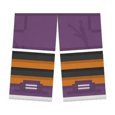 Unturned Purple Sawed-Off Shorts (Orange & Black) item icon