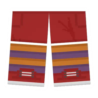 Unturned Red Sawed-Off Shorts (Orange & Purple) item icon
