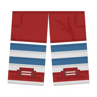 Unturned Red Sawed-Off Shorts (Blue & White) item icon