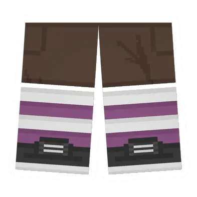Unturned Corduroy Sawed-Off Shorts (White & Pink) item icon