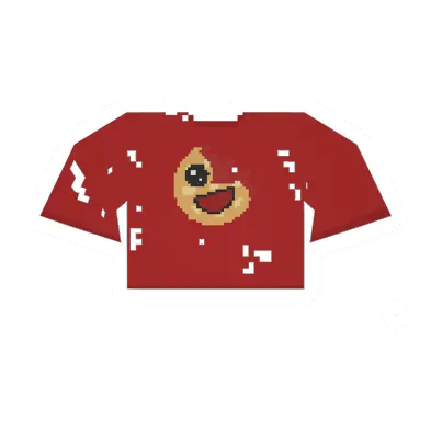 Unturned Worn Red Seppuku Waffles Tee clothing icon