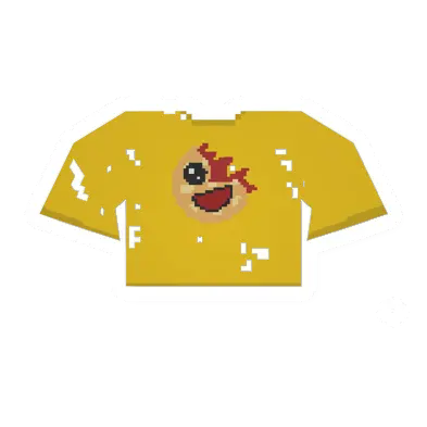Unturned Worn Yellow Seppuku Waffles Tee item icon