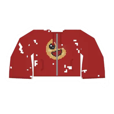 Unturned Worn Red Seppuku Waffles Hoodie clothing icon