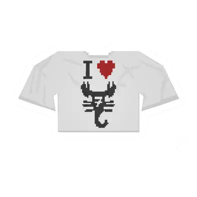Unturned White Scorpion-7 Tee clothing icon