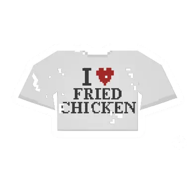 Unturned Worn Fried Chicken Tee icon