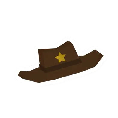 Unturned Brown Sheriff Hat item icon