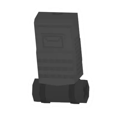 Unturned Bleached Hiking Pack (Black Bedroll) backpack icon
