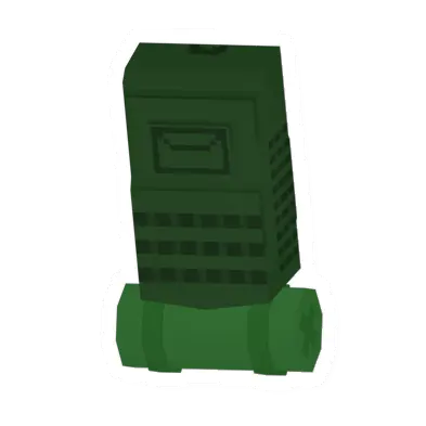 Unturned Green Hiking Pack (Green Bedroll) backpack icon