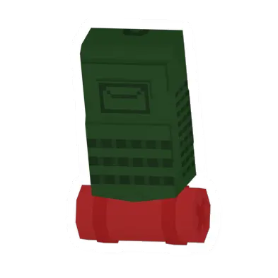 Unturned Green Hiking Pack (Red Bedroll) backpack icon