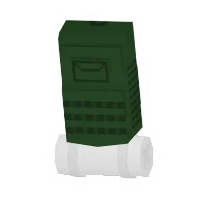 Unturned Green Hiking Pack (White Bedroll) backpack icon