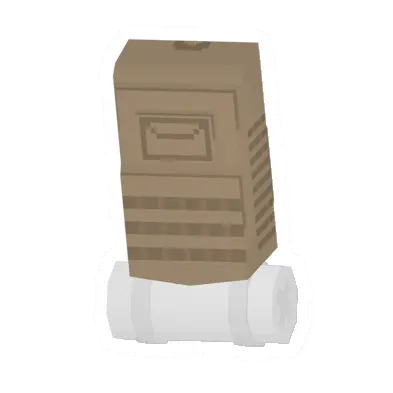 Unturned Tan Hiking Pack (White Bedroll) backpack icon