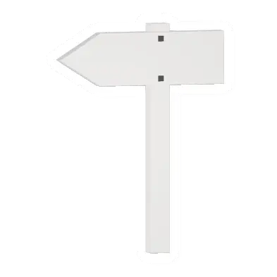 Unturned Locked Birch Sign Post item icon