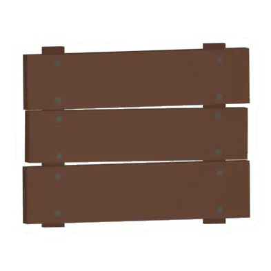 Unturned Locked Pine Wall Sign item icon