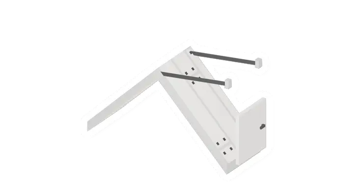 Unturned Locked Birch Drawbridge barricade icon