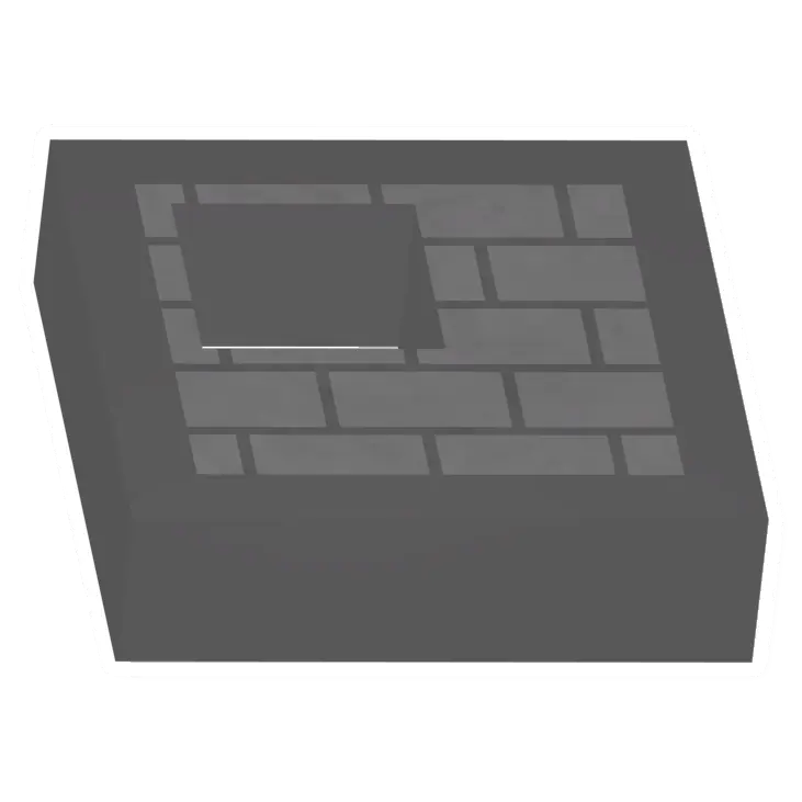 Unturned Stone Hole (Left) barricade icon