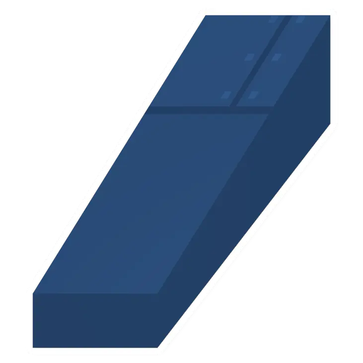 Unturned Titanium Ramp (Right) barricade icon