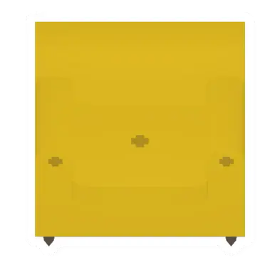 Unturned Yellow Square Couch item icon