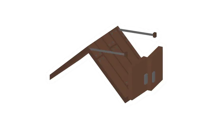 Unturned Unlocked Pine Gate Drawbridge barricade icon