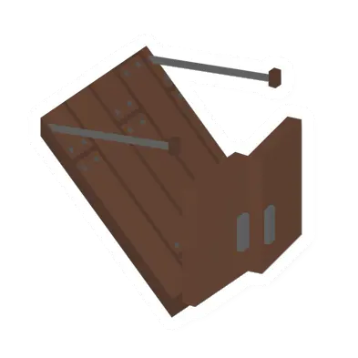 Unturned Unlocked Pine Short Gate Drawbridge item icon