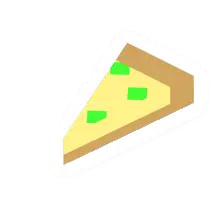 Unturned Green Mushroom Pizza Slice item icon
