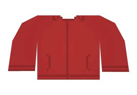 Unturned Red Windbreaker clothing icon