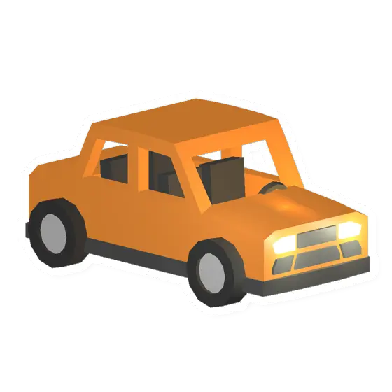 Unturned Orange Interceptor vehicle icon